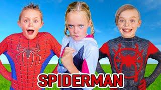 スパイダーマン・ザ・ムービー！ Kids Fun TV スパイダーマンのコンピレーションビデオ!