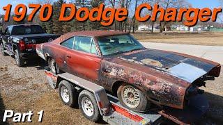 1970 Dodge Charger MOPAR MUSCLE CAR RESCUE!! (Building the Fast & Furious Charger) Part#1