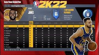 NBA 2K22 Full Roster Ratings/Current Players [All 30 Teams]