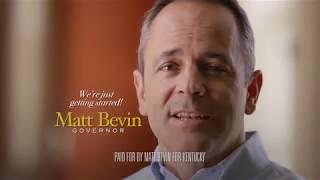 Governor Matt Bevin - We are Just Getting Started