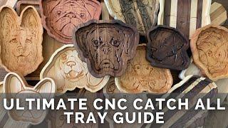 Catch all tray guide // How to make a catch all tray // CNC