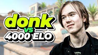 donk vs 4000 ELO FACEIT Players! donk POV with Voice Comms (Dust 2)