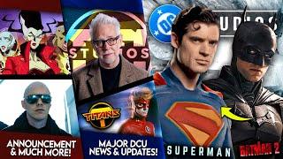 WHAT?! New SUPERMAN Details, DCU Titans, Creature Commandos RENEWED + The Batman 2 RANT!