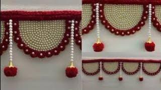 Woolen Door Toran Wall Hanging Craft Ideas For Home Decoration ll Door Decoration Ideas With Woolen