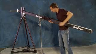 VariZoom QuickJib Camera Cranes & Camera Jibs and remote heads demonstration