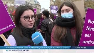 Violences faites aux femmes : manifestations dans toute la France