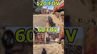 90 FOV Vs. 120 FOV #shorts #cod #mw2