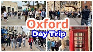 Oxford University England  Day Trip Oxford City Centre 2024 / Virtual Walk Tour