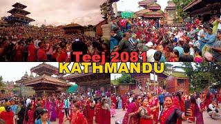 Kathmandu TEEJ Festival VIBES 2081 - Virtual Walk Around Kathmandu Durbar Square NEPAL 