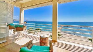 Modern renovated apartment in first sea line in Altea on the northern Costa Blanca in Spain.