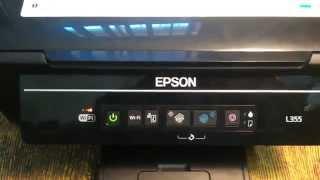 Принтер Epson L355 - Не печатает выдает ошибку. Требуется техническое обслуживание.