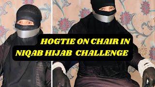 Hogtie On Chair in Hijab NiqaB | Hogtie Escape Challenge | #aqsaadil #gag #hogtie #challenge
