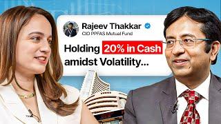 Rajeev Thakkar on Investing During Bear Markets, Cash Strategy, PPFAS Strategy | Money Mindset