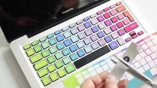 How to apply Keyshorts stickers to the keyboard?