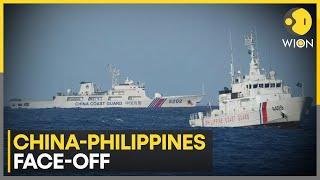 South China Sea: China's coast guard ship blast water on Philippines supply boat | WION