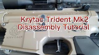 Airsoft Krytac Trident mk2 Disassembly - Internal/External