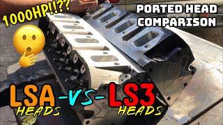 LS3 vs LSA Cylinder Head Side by Side Comparison | Hooper Heads Port & Polish | Texas Powerhouse