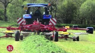 Rakes at work at the JE Lawrence & Son ltd grassland demo day