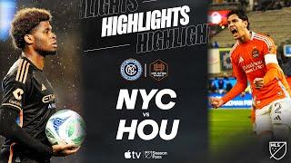 New York City FC vs. Houston Dynamo FC | Full Match Highlights | Gabriel Segal Brace!