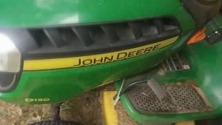 John Deere D130 startup