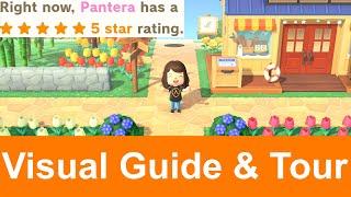 Animal Crossing New Horizons | ⭐️5 Star Island Visual Guide & Tour⭐️