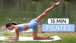 15 MIN EXPRESS PILATES WORKOUT || At-Home Mat Pilates (Beginner Friendly)