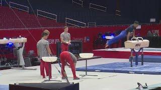 Meet the team helping US gymnasts recover at the Olympic team trials in St. Louis