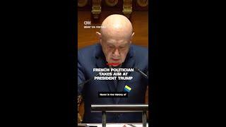 French politician takes aim at President Trump