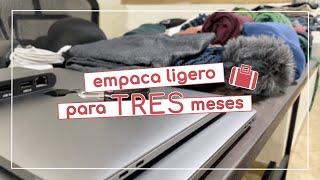 Maleta de mano para TRES meses | Viaja LIGERO ️ 