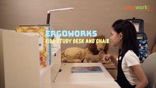 ErgoJunior Kids Study Desk and Chair