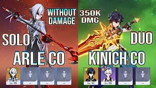 Solo Arlecchino C0 Without Damage & Duo Kinich C0 Spiral Abyss Floor 12 Genshin Impact
