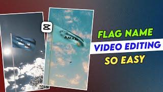 Flag Name Video Editing | Instagram Viral Flag Name Video Kaise Banaye