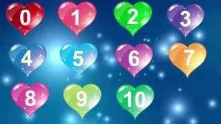 123 little Numbers with Cute heart shape | Baby Magic 123 |  Learn English Numbers for Kids