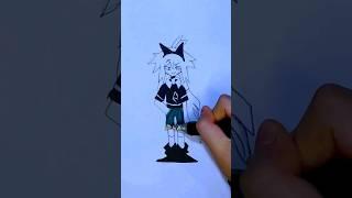 Drawing Oliver from Fundamental Paper Education  [2nd] #shorts #youtubeshorts #short #drawing #fyp