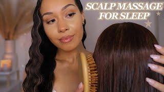 ASMR Relaxing Scalp Massage For Sleep RELAXING Scalp Scratching, Combing And Hair Brushing