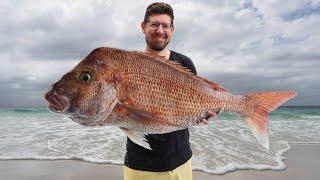 Kayak Fishing in NEW ZEALAND for GIGANTIC Snapper during a Severe Storm !!