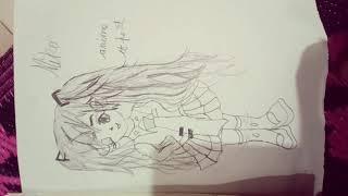 Hello guys this is drawing Miko chan anime do you like them ???