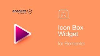 Icon Box Widget For Elementor || Absolute Addons