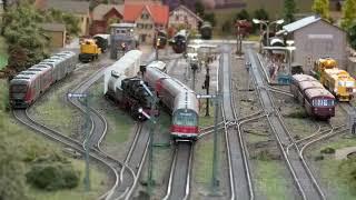 Rail Transport Modeling in Germany: A small model train exhibition in HO scale