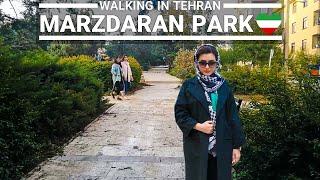 TEHRAN 4K - Tehran Walking Tour | Marzdaran Park | Iran 2021 / تهران پارک مرزداران