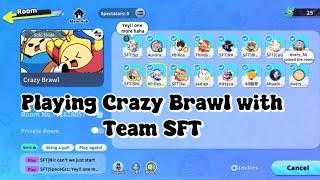 Playing Crazy Brawl with Team SFT (Eggy Party)