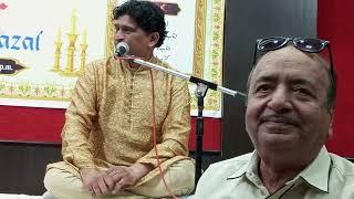 Mix Group Kasif Nizami & ikram Mirza Sufi kalam performance at Aiwan e Ghalib in his concert