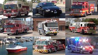 Fire Trucks Police & EMS Responding Compilation Best of 2024 Part I: January Through June