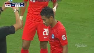 SINGAPORE VS INDONESIA - FIRST LEG AFF SUZUKI CUP 2020/2021 BABAK KEDUA
