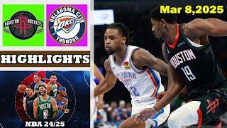 HIGHLIGHTS | Houston Rockets vs Oklahoma City Thunder | NBA Season 2025