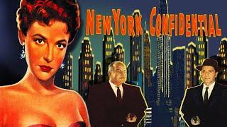 New York Confidential (1955) | Full Film Noir Movie | Broderick Crawford | Richard Conte