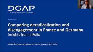 DGAP-IFRI-CEP Webtalk: Inside France’s Deradicalization Program | Sofia Koller