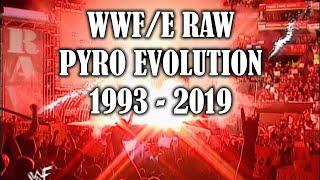 WWF/E Monday Night Raw! Evolution of the Raw Pyro from 1993 to 2019 - OLD VERSION