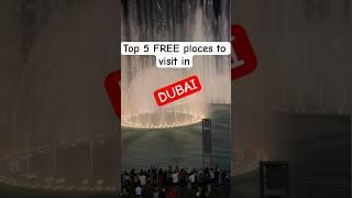 Top 5 FREE places to visit in Dubai