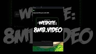 Compress Videos under 8mb for Discord (Easy Way)